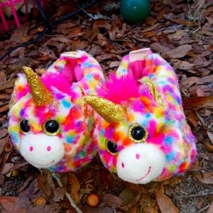 Size small bedroom slippers for toddler girl well loved but super clean